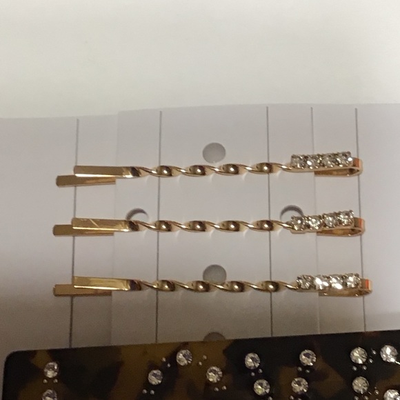 CRYSTAL HAIR CLIPS NWT - Picture 5 of 5